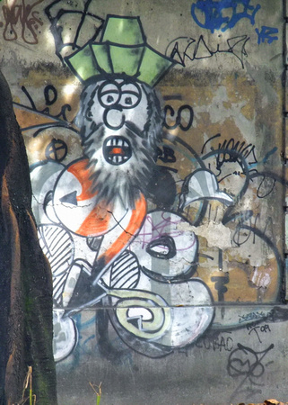Grafitti - near the Jardim Botanico.
Rio de Janeiro, Brazil.