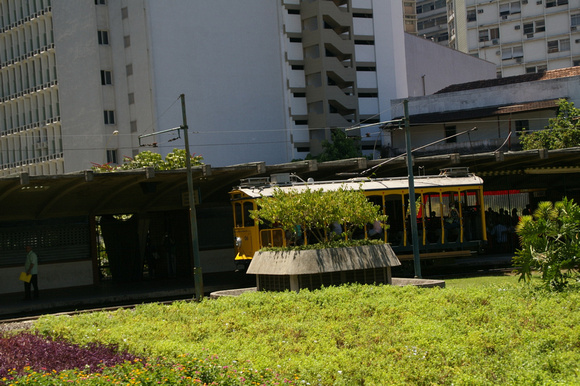 At the Centro station. 
Santa Theresa tram - Rio de Janeiro