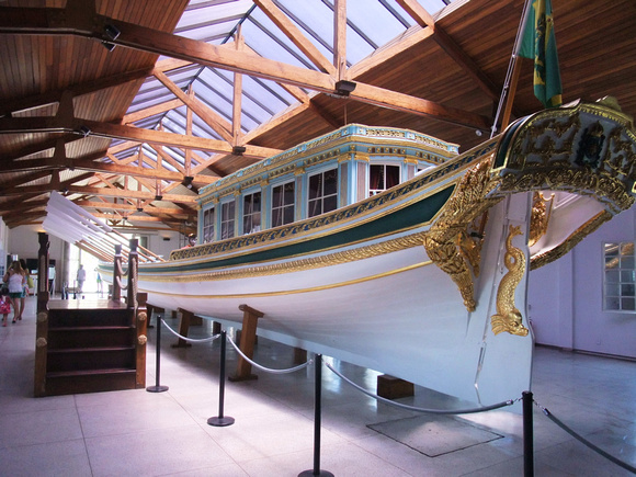 Royal barge at Naval Museum.
Rio de Janeiro, Brazil.