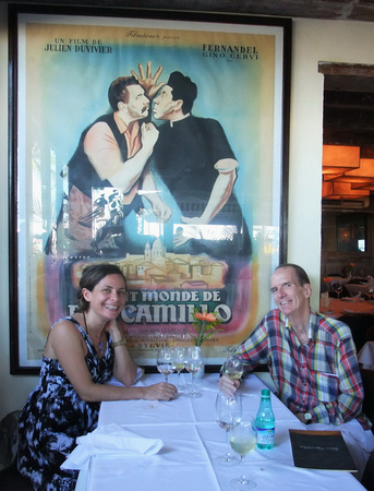 At Restaurant Don Camillo.
Rio de Janeiro, Brazil.